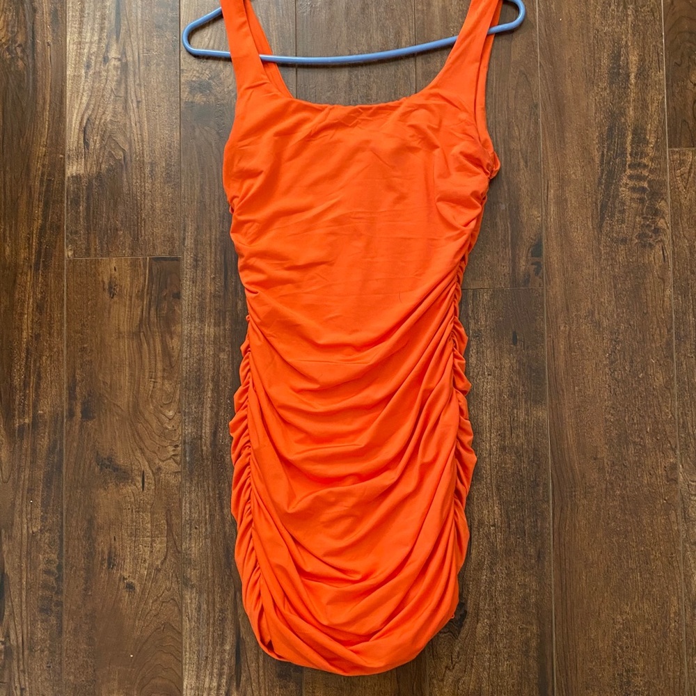 HelloMolly “Evening turn to rain dress orange-10”